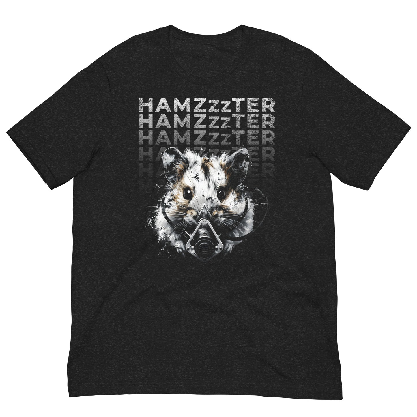 HamZzzter, Hamster wearing CPAP, CPAP, Animals, Sleep Apnea, Graphic Tee Shirt, Black