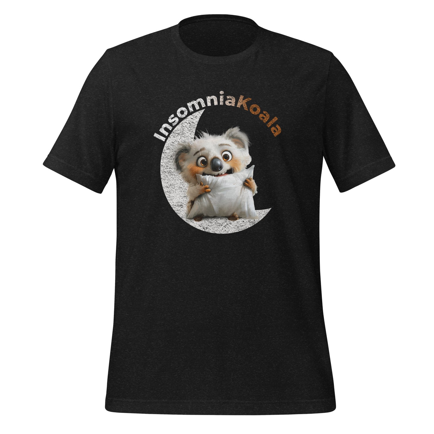 InsomniaKoala, Insomniac Koala, Insomnia, Animals, Sleep Disorders, Graphic Tee Shirt, Black