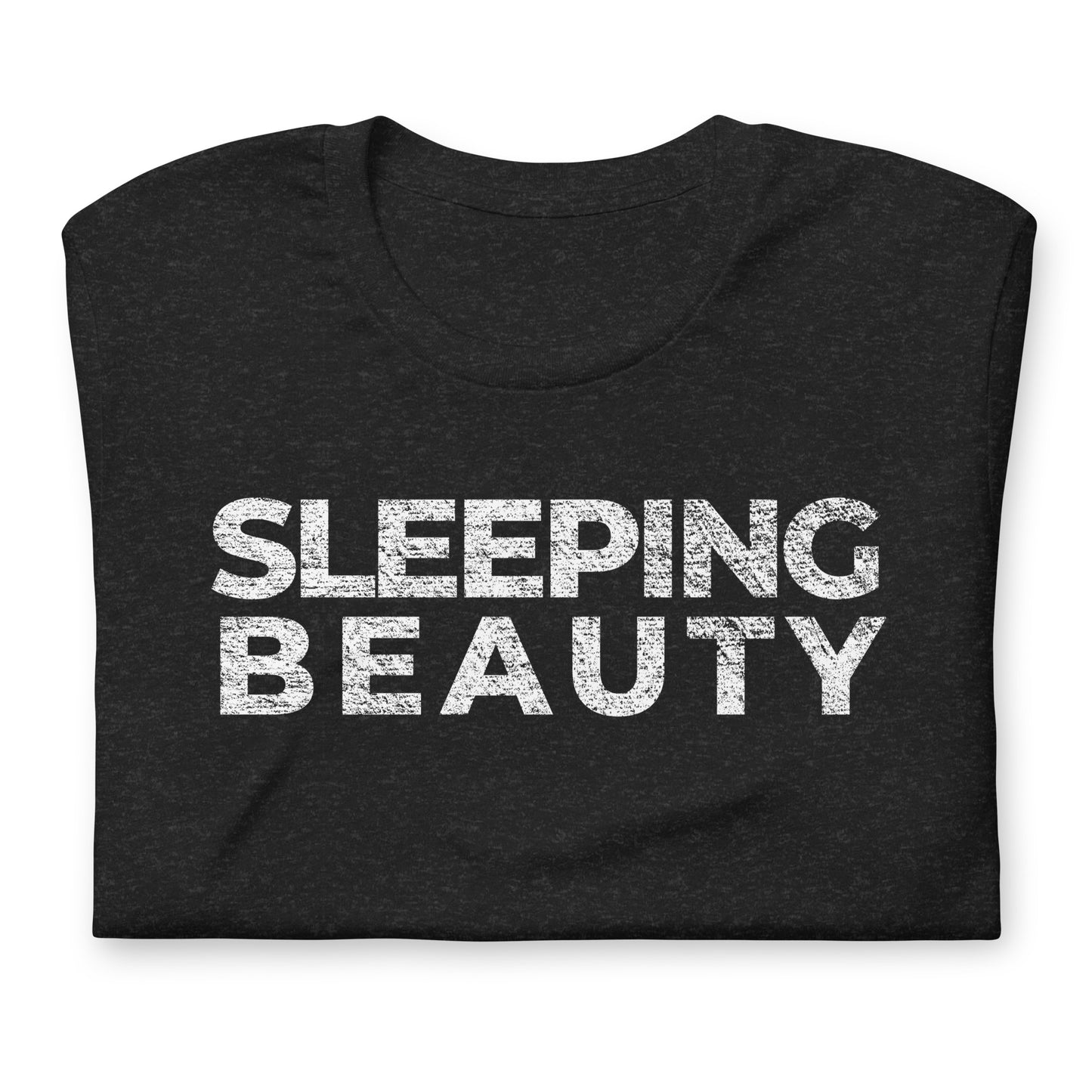 SLEEPING BEAUTY, Graphic Tee Shirt, Black