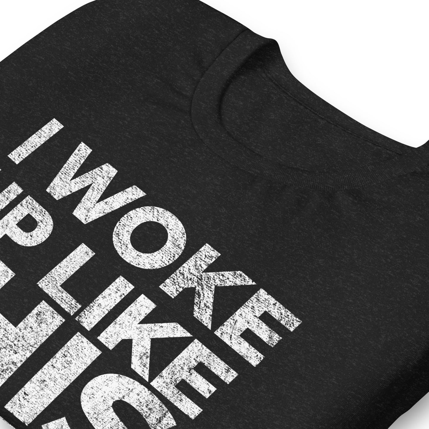 I WOKE UP LIKE THIS SLEEP APNEA, Graphic Tee Shirt, Black
