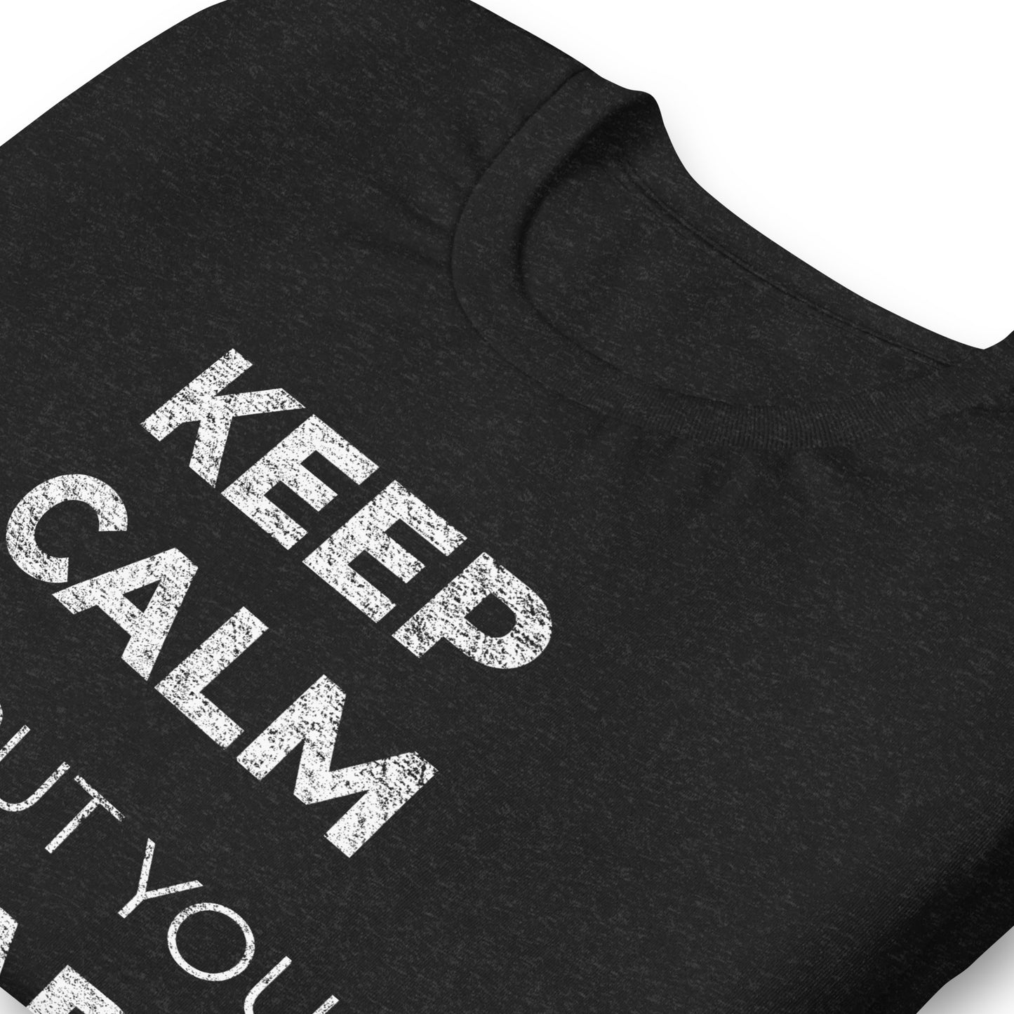 KEEP CALM AND PUT YOUR CPAP ON, Graphic Tee Shirt, Black