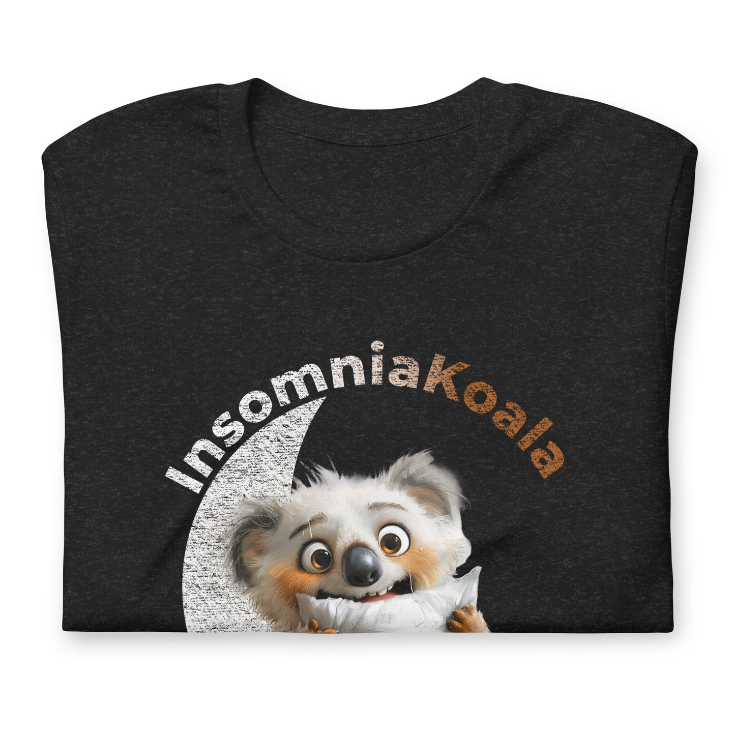 InsomniaKoala, Insomniac Koala, Insomnia, Animals, Sleep Disorders, Graphic Tee Shirt, Black