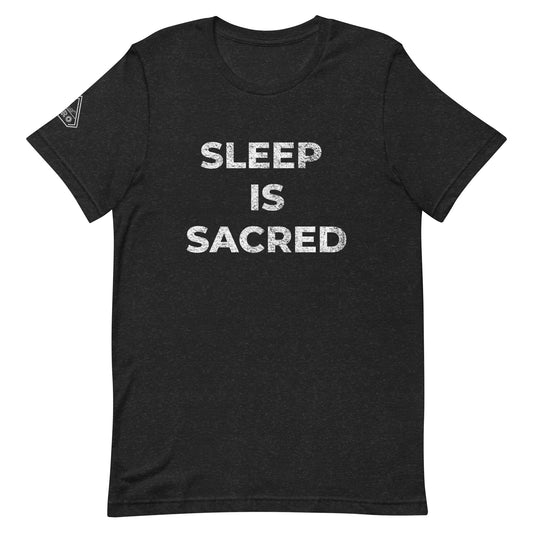 SLEEP IS SACRED, Graphic Tee Shirt, Black