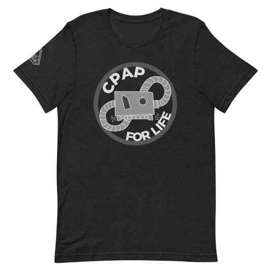 CPAP FOR LIFE FIERCE CPAP MACHINE Graphic Tee Shirt Black