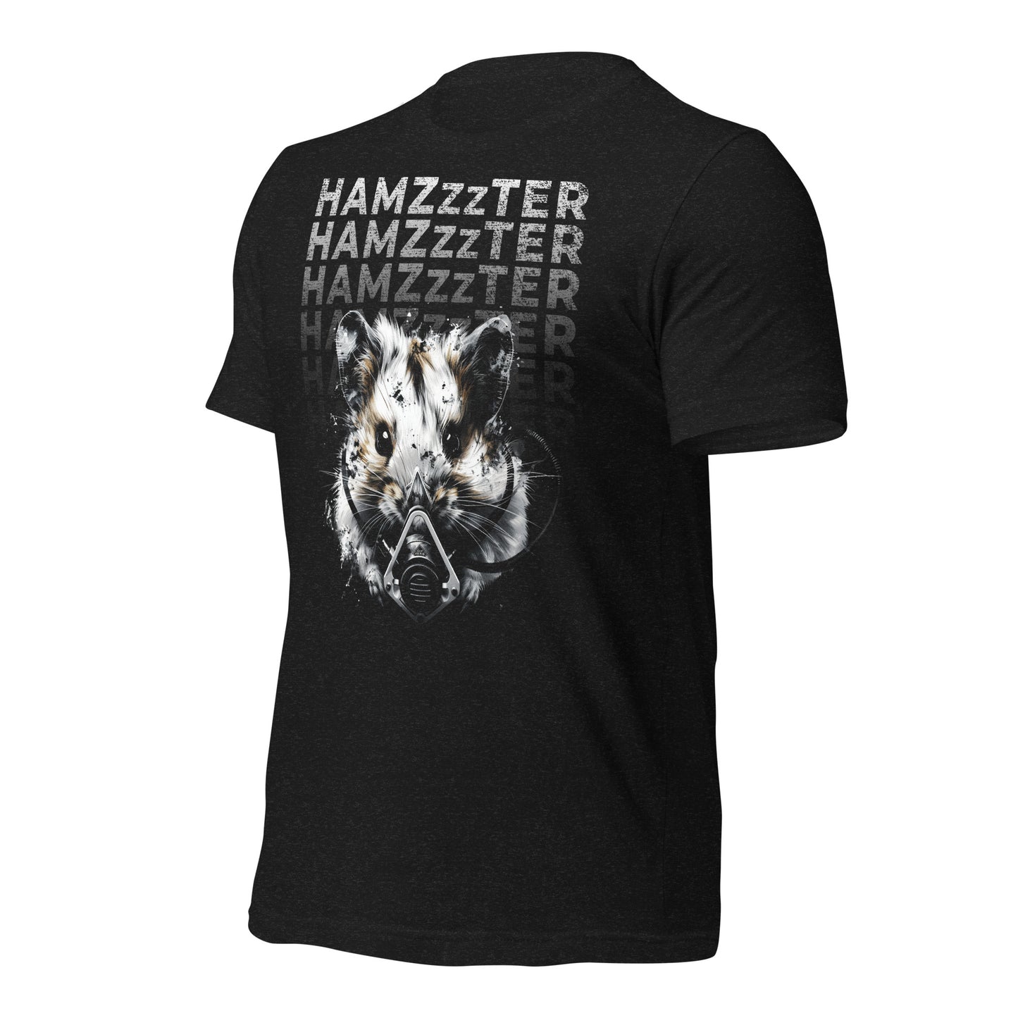 HamZzzter, Hamster wearing CPAP, CPAP, Animals, Sleep Apnea, Graphic Tee Shirt, Black